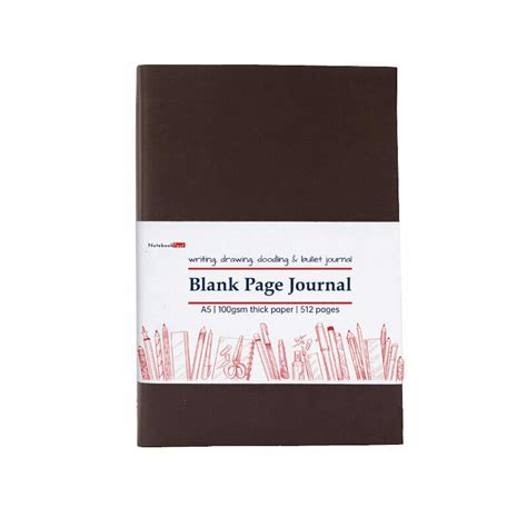 Extra Thick Unlined Journal For Drawing Pages Notebookpost