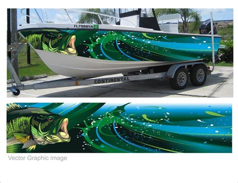 Digital Wrap For Fishing Boat Graphics Freelancer