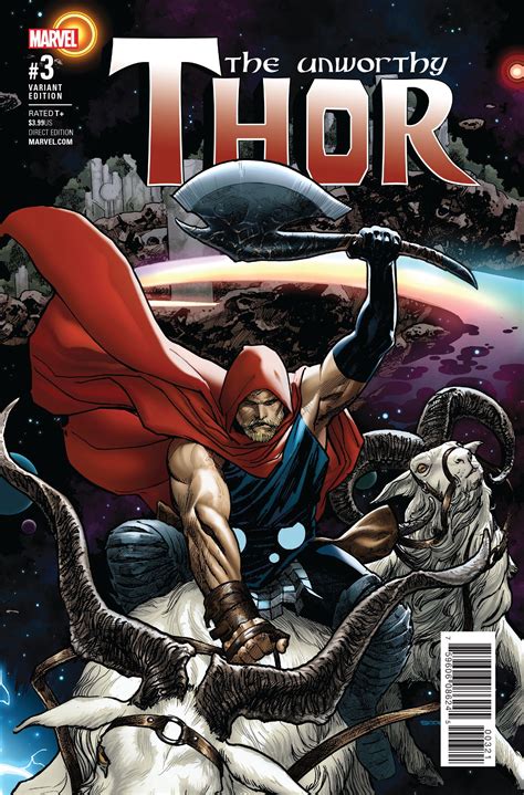Unworthy Thor 3 Variant Thor Thor Comic Thor Comic Art