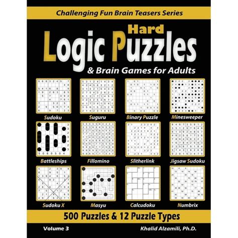 Challenging Fun Brain Teasers Hard Logic Puzzles And Brain Games For