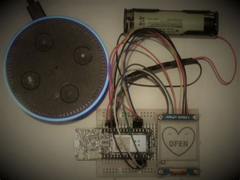 Alexa Controlled Door Sign Demo Arduino Project Hub