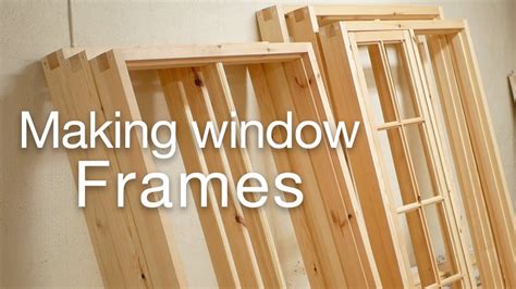 Window Case Making Wooden Window Frames Youtube