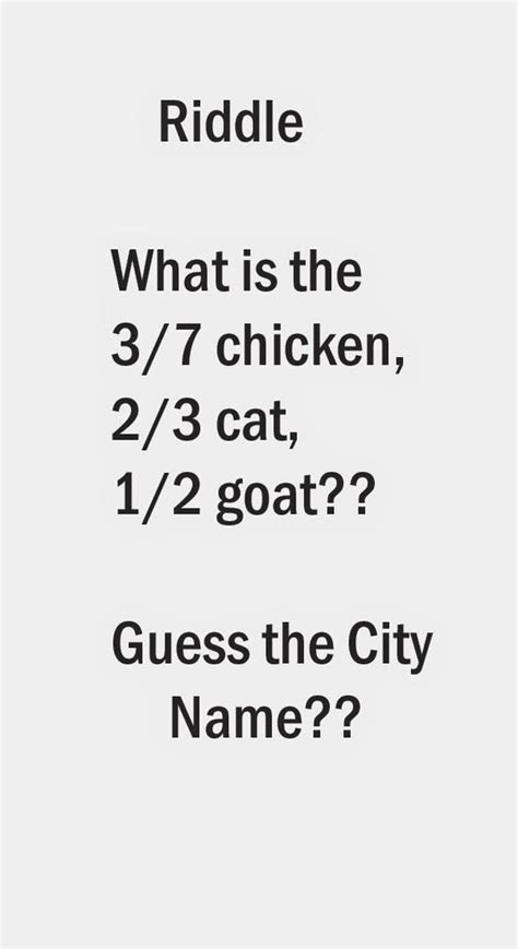 Test your smarts and have some fun doing it! A large Collection of Happy, Inspire, Jokes, Love, Riddles, Emotional, Interview Quotes: Riddle ...