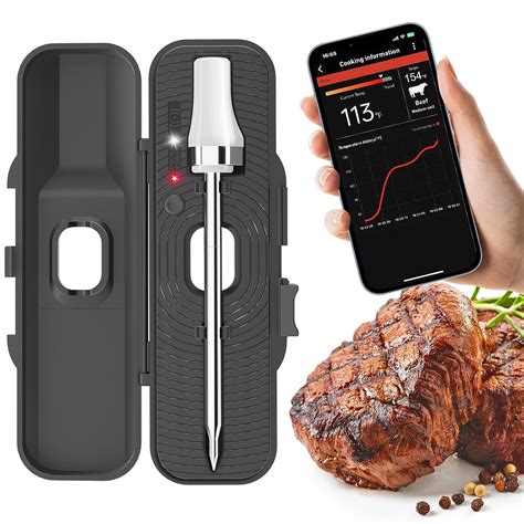 Armeator Wireless Meat Thermometer 932°f High Temperature Grilling For
