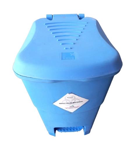 Blue Biohazard Waste Bin For Commercial Capacity 35Litre At Rs 900