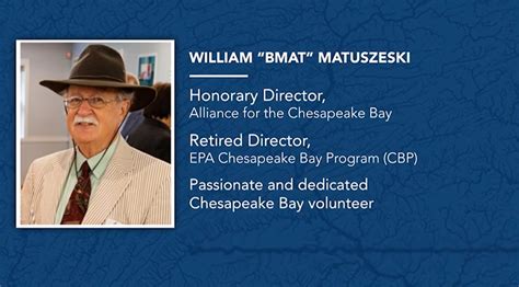 50 Stories Interview With William Matuszeski Bmat Alliance For The