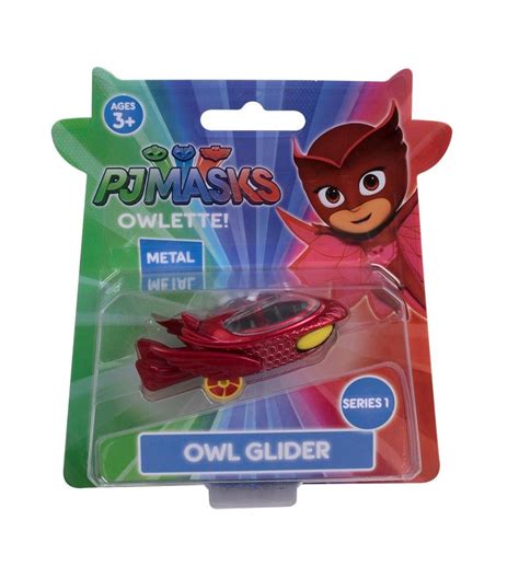 Pj Masks Metal Diecast Hero Vehicles Owl Glider Metallic Aussie Toys