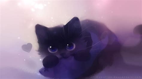 44 Anime Cat Wallpaper On Wallpapersafari Posted By Christopher Mercado