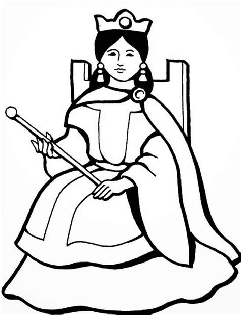 Queen Diamond Coloring Pages