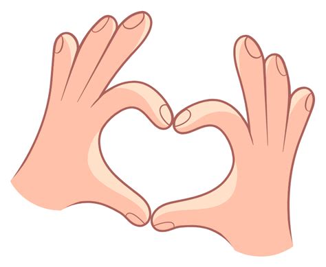 hand heart gesture sticker heart hands stickers shapes images