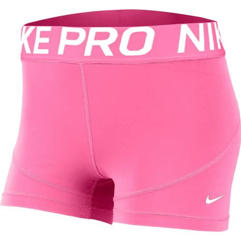 Nike Nike Women S Pro 3 Shorts Pink Glow White Small