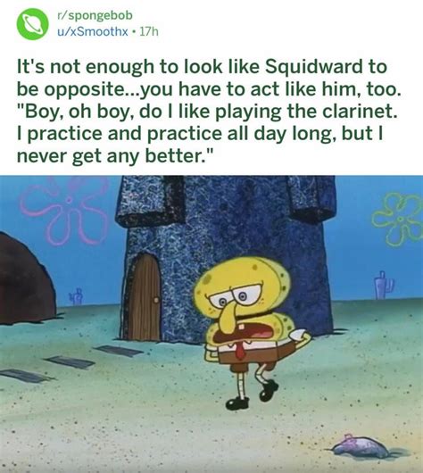 Fellow Saxophonists Dont Be A Squidward Rsaxophonics