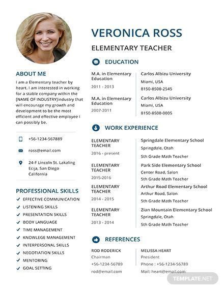 Check out these teaching résumé examples and templates for some quick and easy inspiration in your job hunt, and find the perfect sample cv. Free Clean Resume Education education resume examples in ...