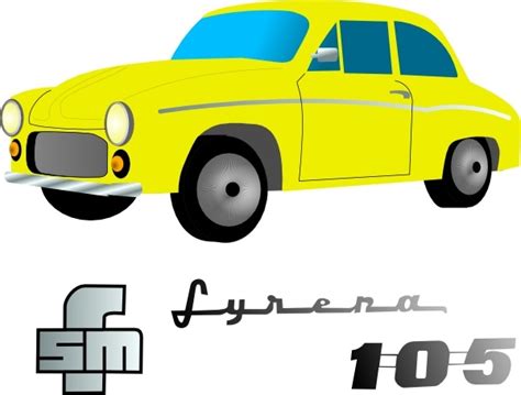 Yellow Car Clip Art Vectors Graphic Art Designs In Editable Ai Eps