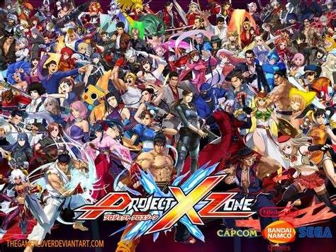 Project X Zone All Heroes By Thegamerlover On Deviantart