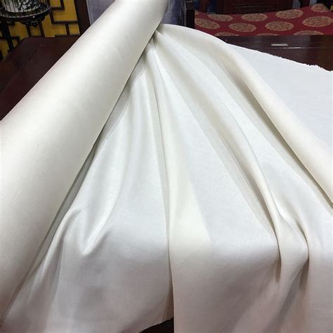 30mm 140cm Width Heavy Silk Linen Fabric 60silk 40 Linen Undyed