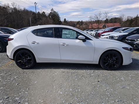 New 2020 Mazda Mazda3 Hatchback Wpremium Pkg In Snowflake White Pearl