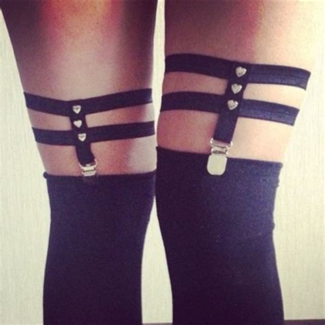 Women Sexy Stockings Garters The Metal Clip Belt Leg Ring Vintage Leg