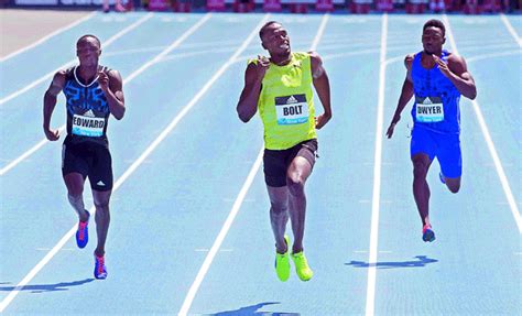 Usain Bolt Off The Pace But Claims 200 Meters