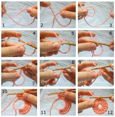 How To Make A Magic Ring Magic Ring Crochet Magic Circle Crochet
