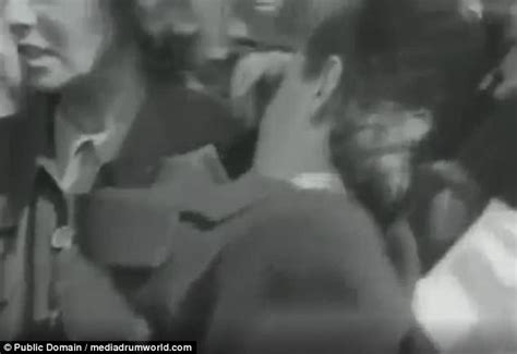 Clip Shows Germans Made To Walk Around Nazi Camp After WW Daily Mail Online