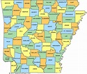 Counties In Arkansas Map - Dakota Map