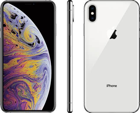 Apple Iphone Xs Max 256gb Silver A Grade Refurbished Fully Unlocked Smartphone