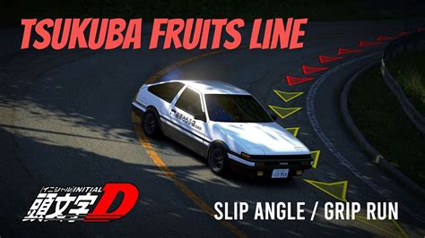 Assetto Corsa TOUGE RUN Tsukuba Fruits Line Takumi S Stage 1 AE86