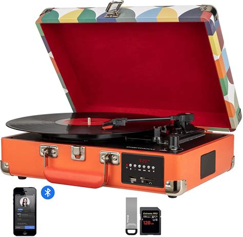 Digitnow Record Player Turntable Suitcase With Multi Function