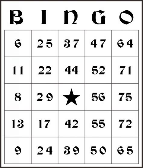 Best Images Of Free Printable Bingo Numbers Sheet Printable Bingo 53e