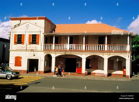 Caribbean Dominica Roseau Traditional Architecture Stock Photo Alamy