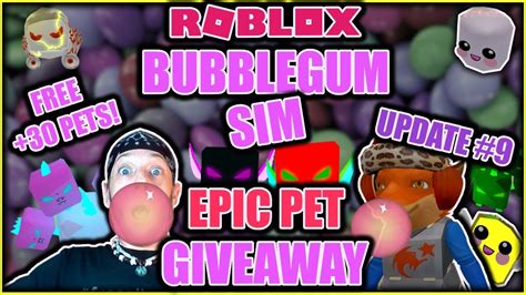 🐾 Free Bubblegum Sim Pet Giveaway In Candyland 🔴 Roblox Update 9