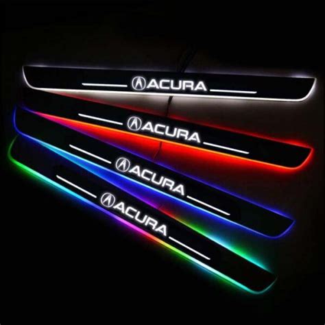 Illuminated Acura Led Door Sill Pro Lightscarledlogo