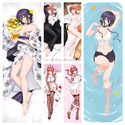 Cosplay Anime Dakimakura Chainsaw Man Makima Reze Pillowcase Diy