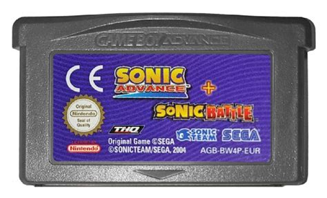 Buy 2 Games In 1 Sonic Advance Sonic Battle Game Boy Advance Australia