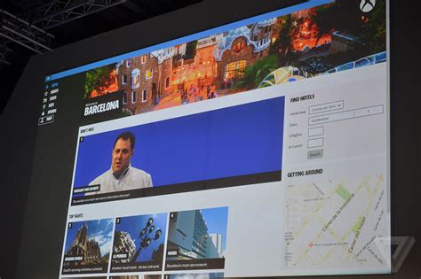Microsoft Demos Windows 10 Apps Running On Xbox One The Verge