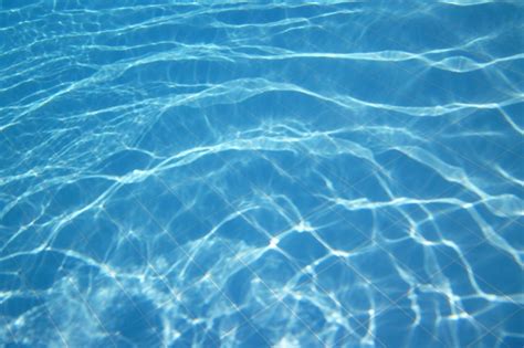 Aqua Blue Liquid Pattern Swimming Pool Reflections Ripples