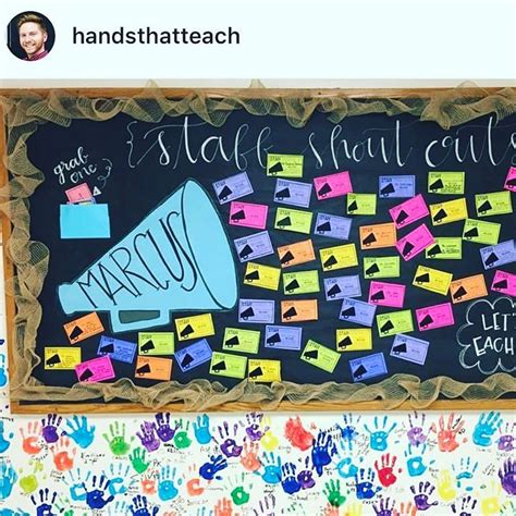 I Love How The Shoutout Board That Handsthatteach Made With My Free