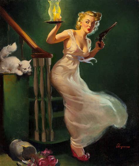 Looking For Trouble Gil Elvgren Vintage Pin Up Art Etsy