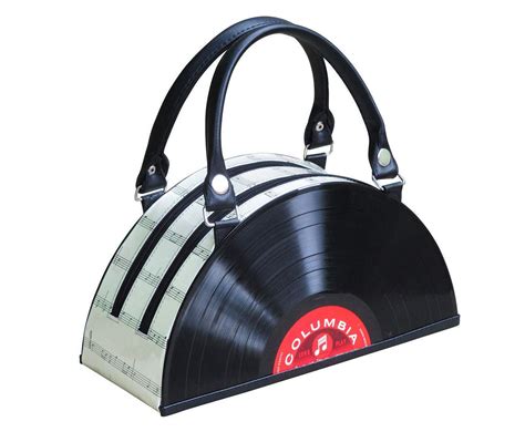 Retro Vinyl Record Tote Bag Handbag Music Lover T Etsy