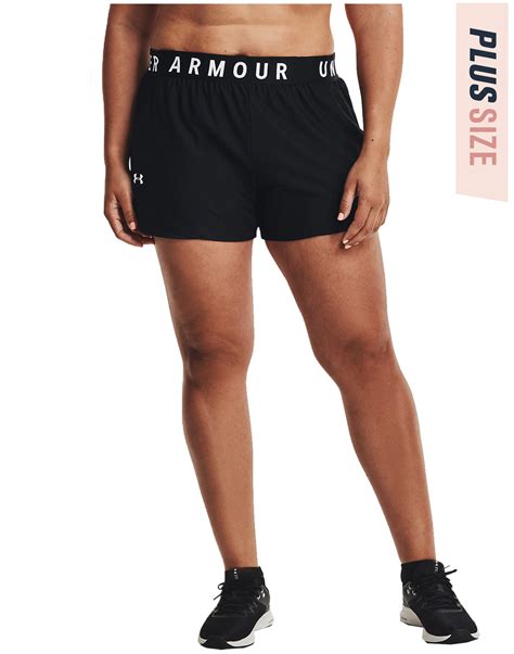 Under Armour Womens Play Up 30 Plus Shorts Black Life Style Sports Ie