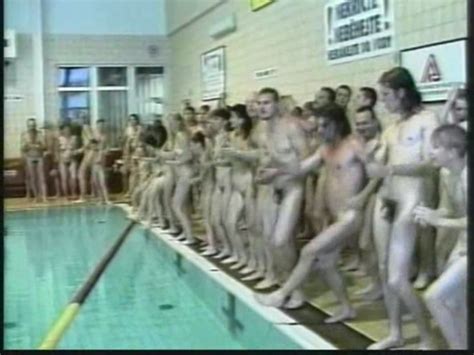Mixed Nude Swim Team Cumception