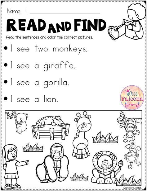 Free Reading Activities for Beginning Readers | Reading activities, First grade reading, Reading ...