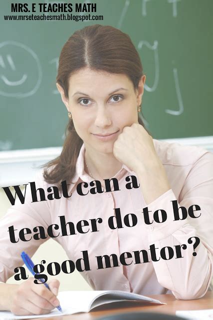 what can a teacher do to be a good mentor teaching teachers mentor program teacher leader