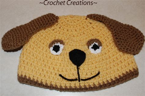 Amys Crochet Creative Creations How To Crochet A Puppy Dog Hat Pattern