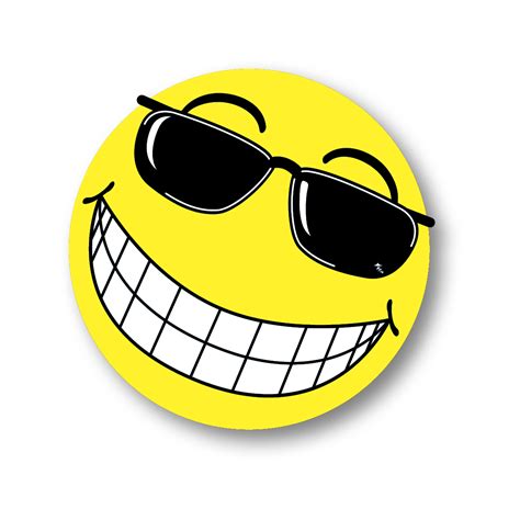 Smiley Face With Sunglasses Clipart