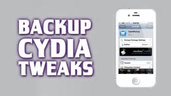 How To Backup Your Cydia Apps Tweaks Settings And Packages Youtube