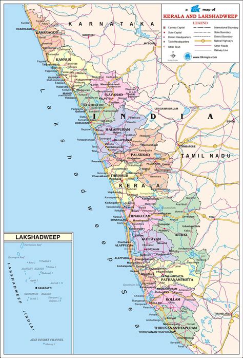 Bestof You Kerala Map In Detail Check It Out Now