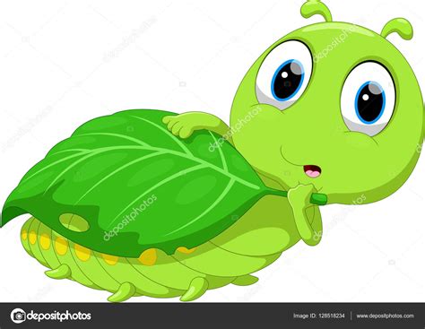 Caterpillars Carrying Leaves Stock Vector Image By Irwanjos2 128518234