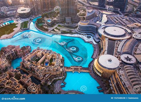 Dubai United Arab Emirates July 5 2019 Dubai Mall Fountain Show